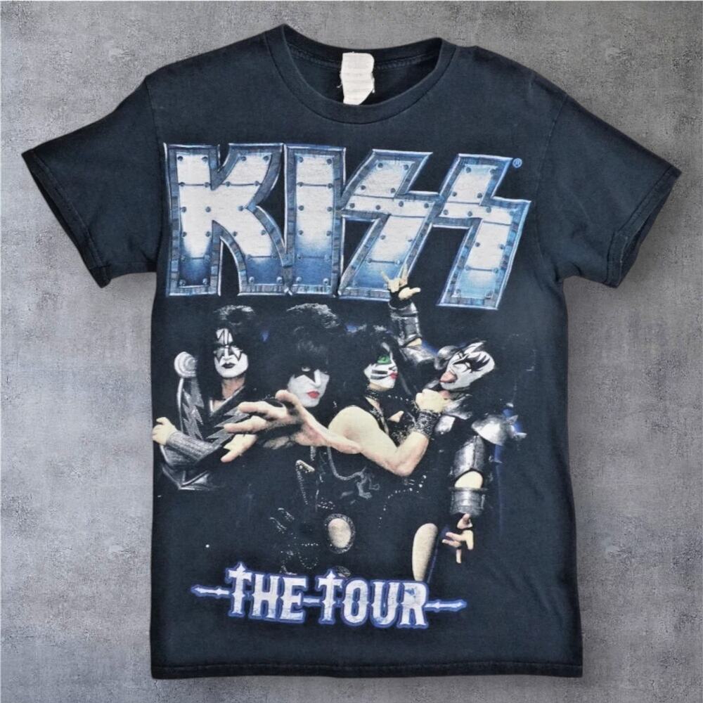 Vintage 2012 KISS “The Tour” Concert T-Shirt – Gildan Heavy Cotton – Size Small
